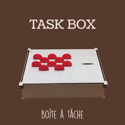 Task Box motricité fine faite main en France – Les idées de Liloumilla