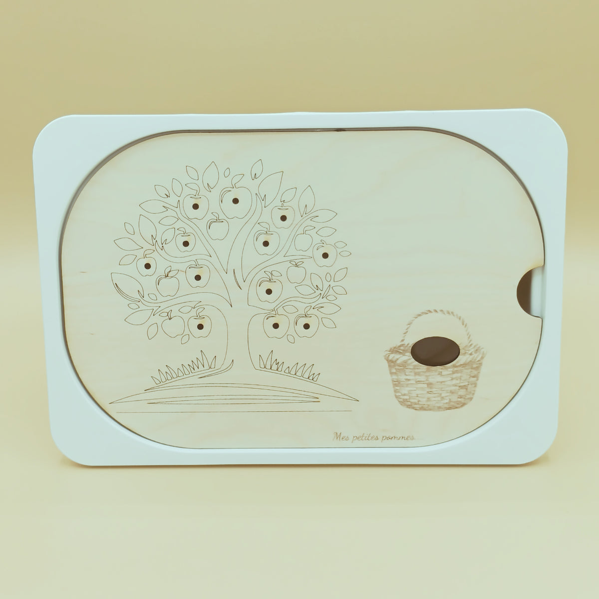 Détail de l’Insert apprentissage Alphabet, activité d’éveil aux lettres.