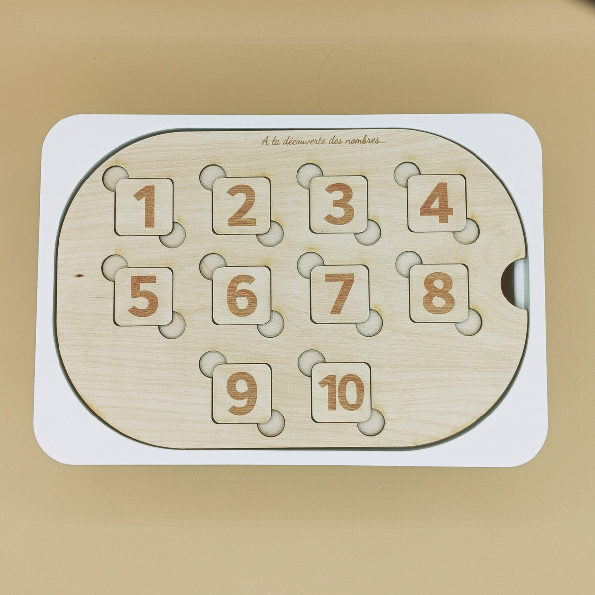 Détail de l’Insert apprentissage Nombres, activité d’éveil aux lettres.