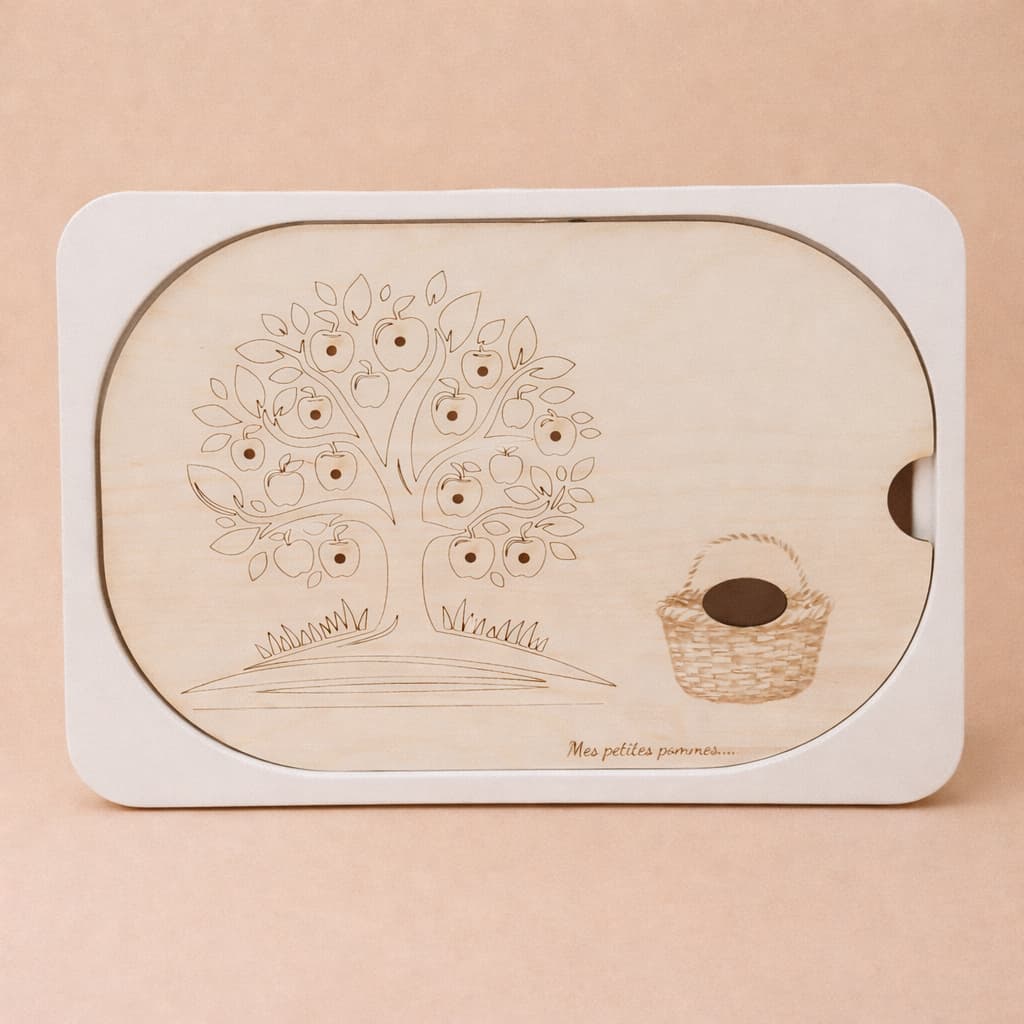 Détail de l’Insert apprentissage Alphabet, activité d’éveil aux lettres.