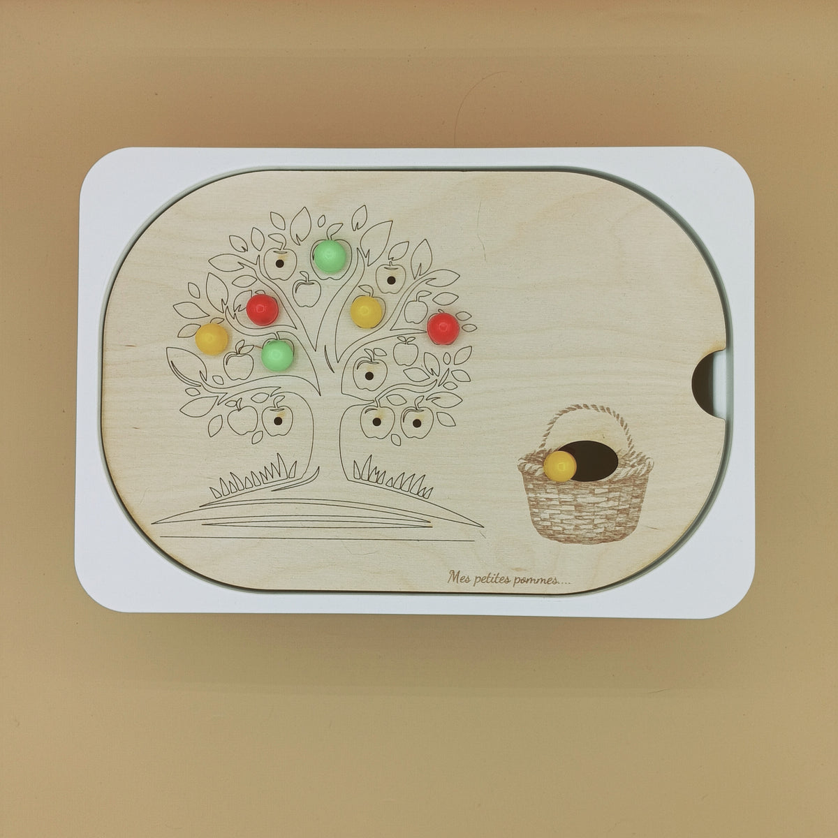 Utilisation de l’Insert apprentissage Alphabet dans un cadre pédagogique, fait main France