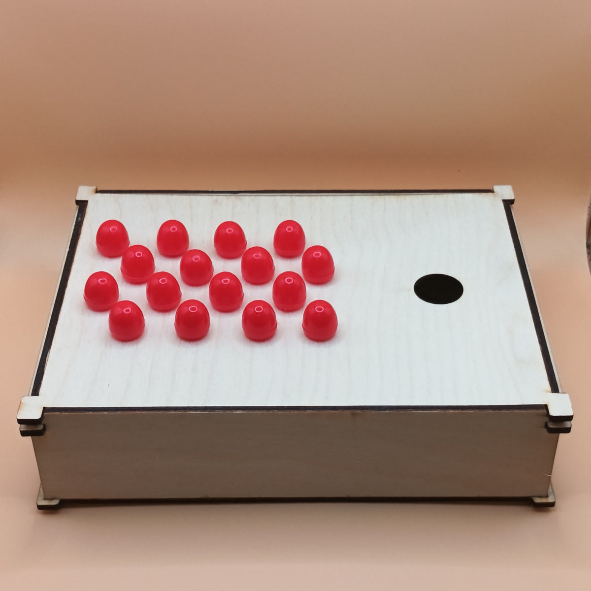 Task Box Picots artisanale – Les idées de Liloumilla, jeu sensoriel fait main en France.