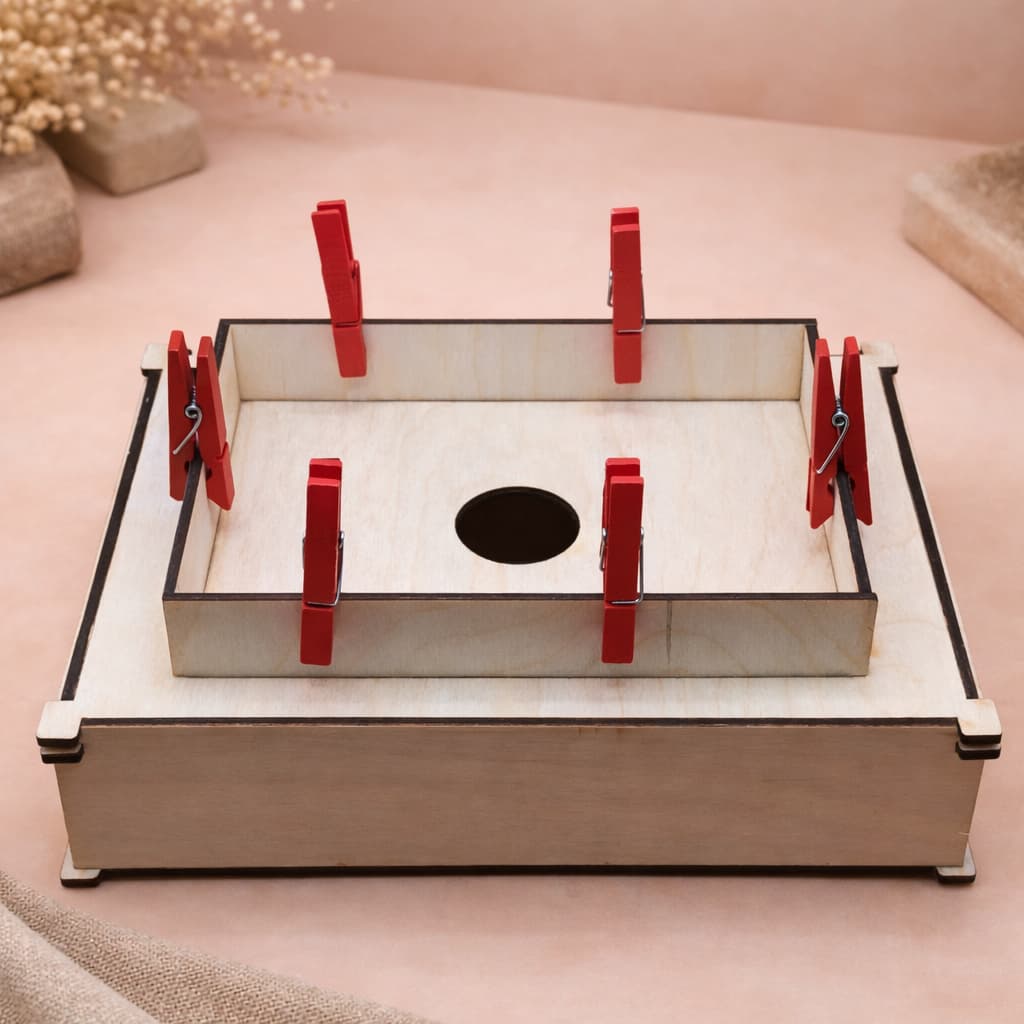 Task Box motricité Pince à linge, activité de tri et motricité fine. Faite main en France – Les idées de Liloumilla.