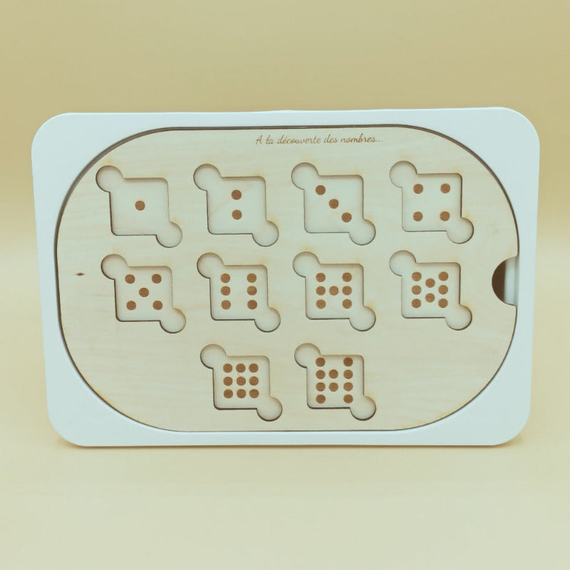 Insert apprentissage Nombre – Les idées de Liloumilla, jeu apprentissage fait main en France.